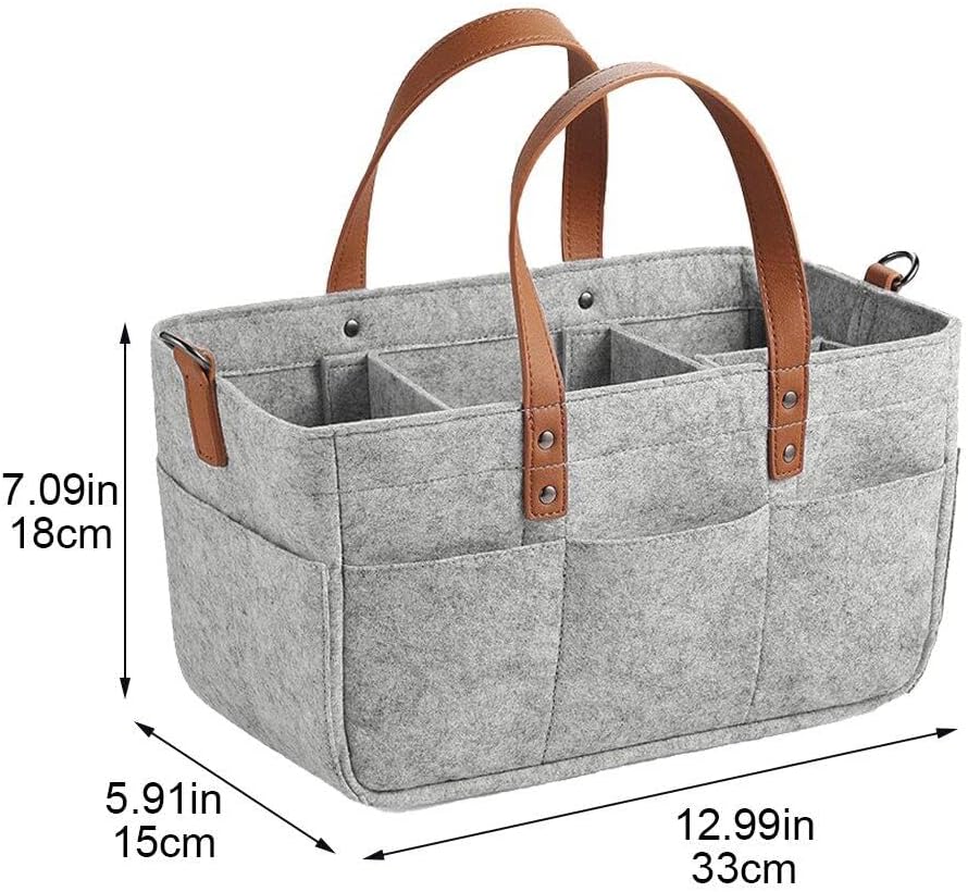 Baby Filz Storage Kindergarten Organizer Korb Infant Wickelbeutel Griff Caddy Wechseln Sie Windel Ki