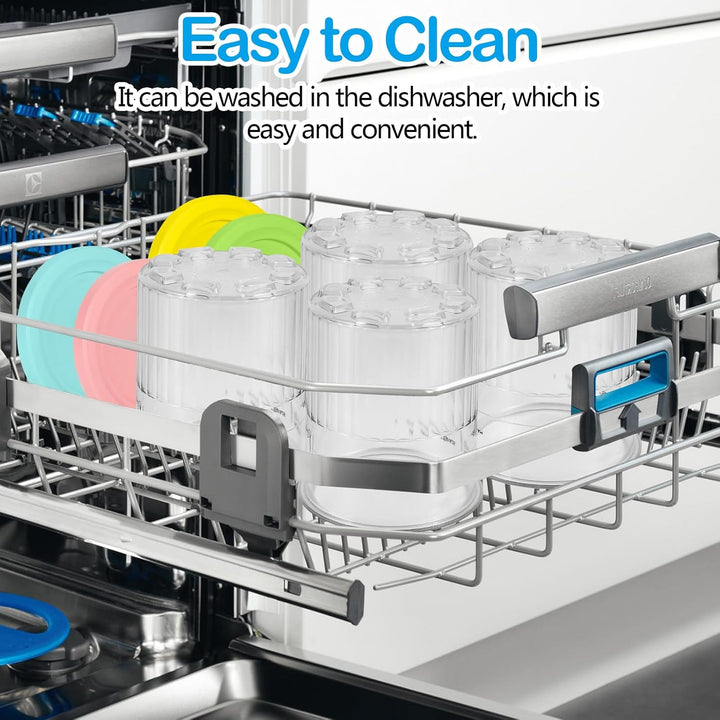 Apritsce Creami Deluxe Behälter für Ninja Eismaschine, 4 Stück Eisbehälter für Speiseeis für Ninja N