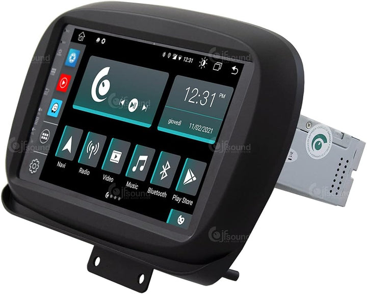 Costum fit Autoradio für FIAT 500X Android GPS Bluetooth WiFi Dab USB Full HD Touchscreen Display 9"