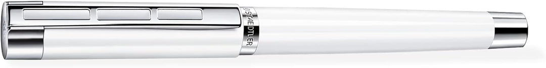 STAEDTLER Initium Resina Füllhalter, weisses Edelharz, B, Made in Germany, mit edler Geschenkverpack