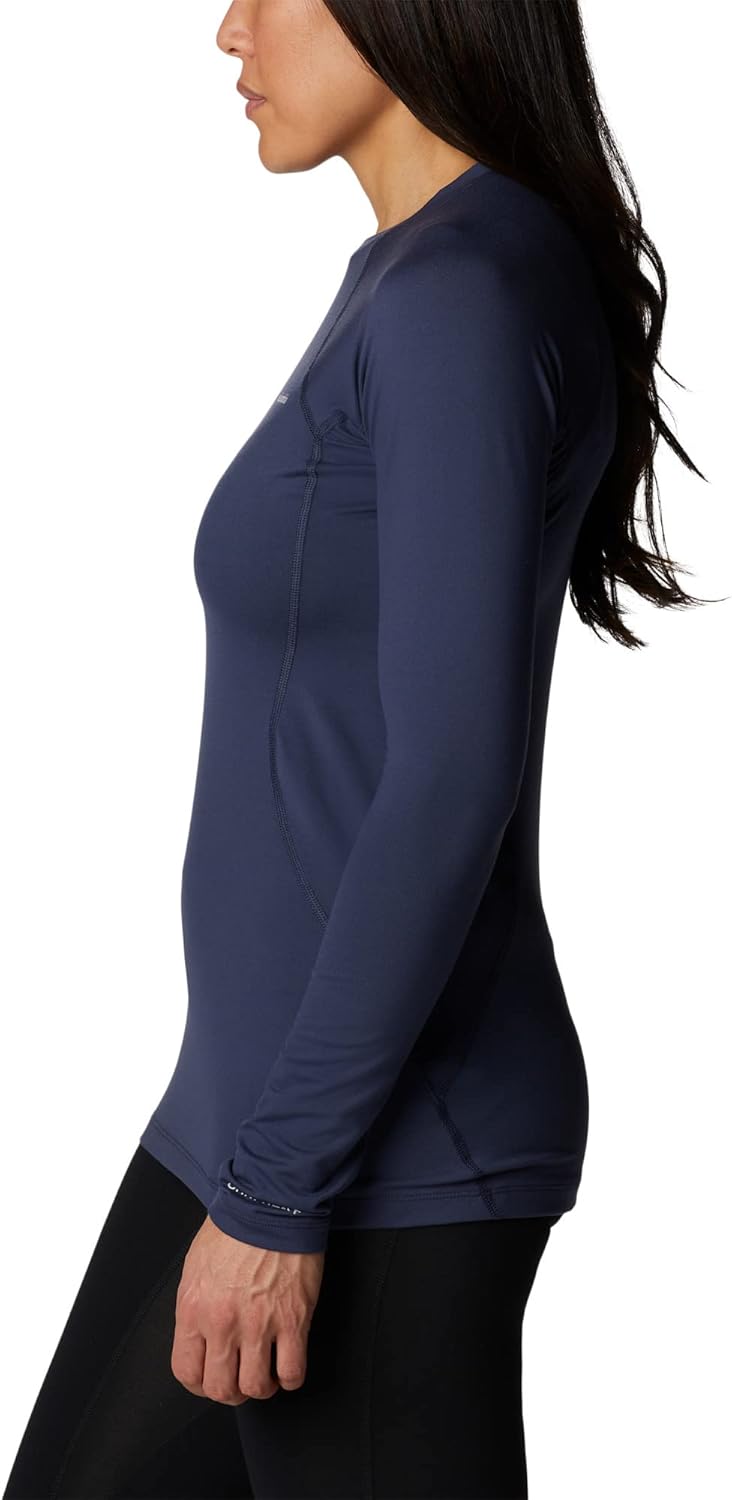Columbia Baselayer für Damen, Midweight Stretch Long Sleeve Top, Polyester, 1639021 L Nocturnal, L N