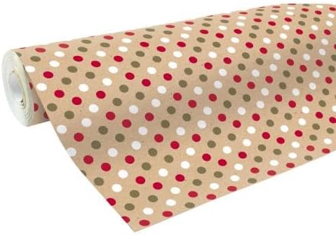 Clairefontaine 223800C - Rolle Geschenkpapier aus Kraftpapier 70g 50x0,70m, 100% recycelt, robust un