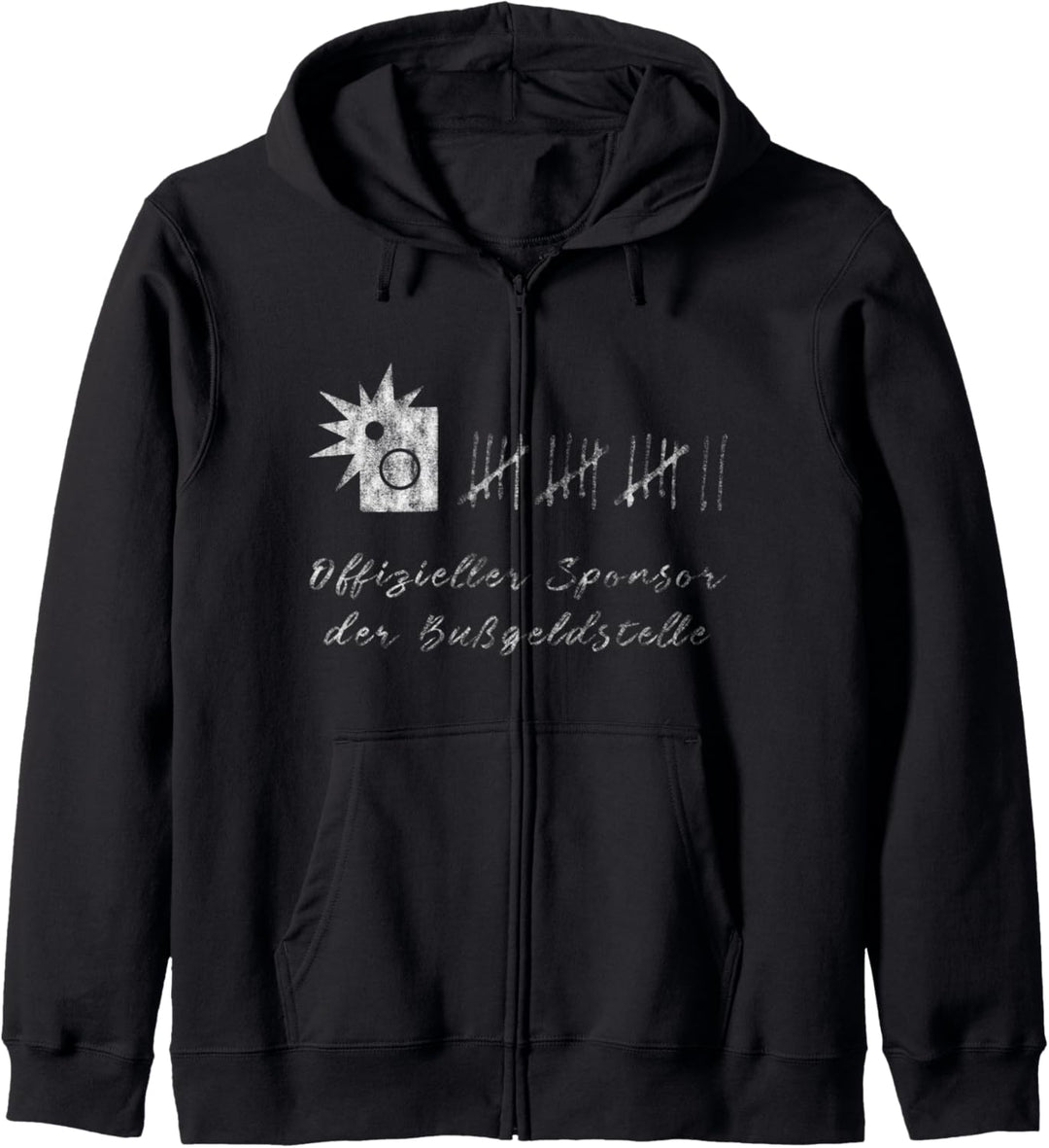 Blitzer Sponsor der Bussgeldstelle Auto Tuning Fan T-Shirt Kapuzenjacke