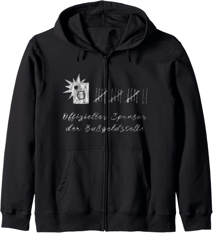 Blitzer Sponsor der Bussgeldstelle Auto Tuning Fan T-Shirt Kapuzenjacke