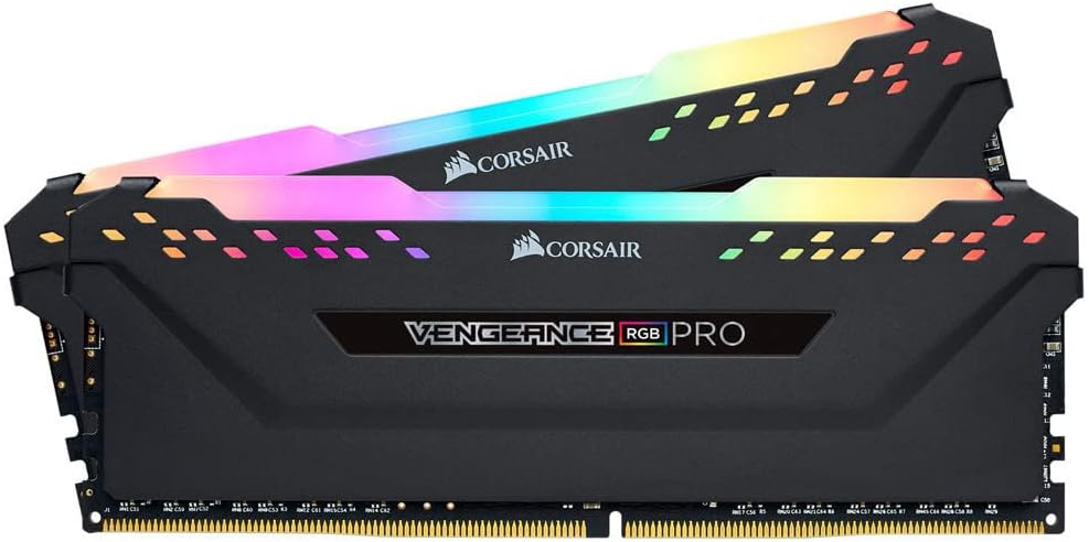 Corsair Vengeance RGB Pro 16GB (2x8GB) DDR4 3600 (PC4-28800) C16 Desktop Speicher - Schwarz 2 x 8 GB