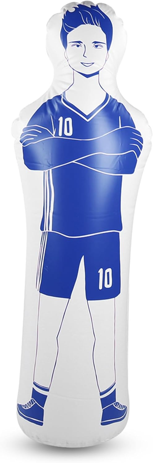 Gugxiom Aufblasbares Fussball-Dummy-Luftmodell, Verdickter Umweltschutz-PC, der Nicht Herunterfällt,