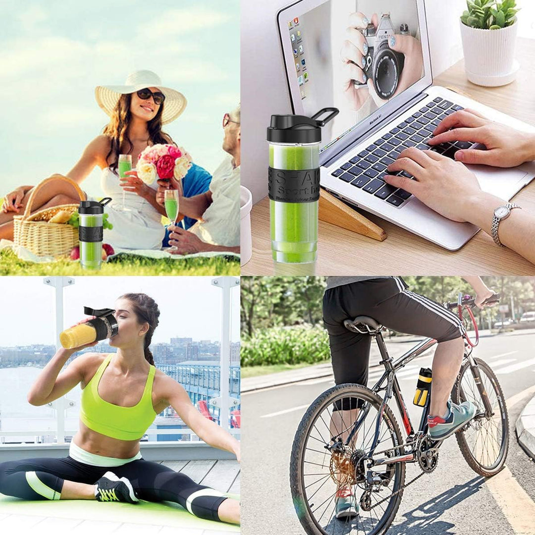 Smoothie Flaschen, Mixer Smoothie Maker Trinkflasche/Tritan flasche/Wasserflasche 570ml BPA-frei für