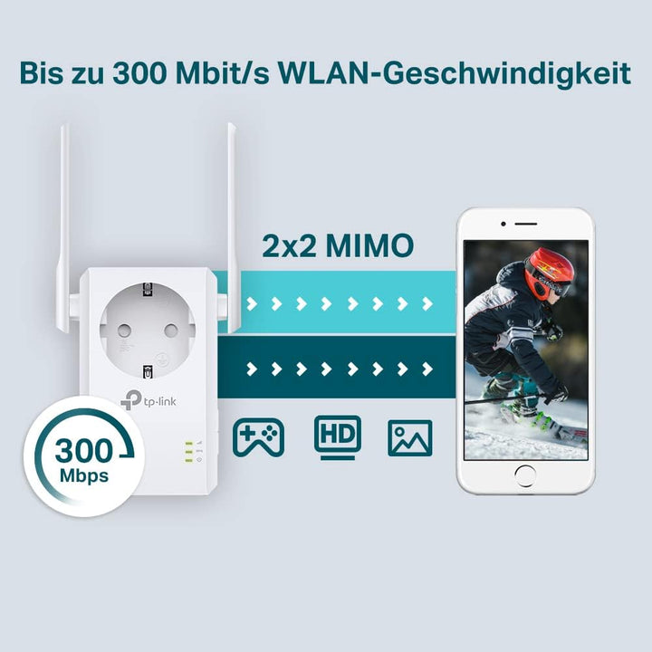TP-Link RE655 WLAN Verstärker Repeater AC2600 & TL-WA860RE WLAN Repeater mit Steckdose Bundle mit TL