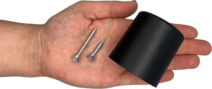 Marcopol Möbelbeine, Höhe 50 mm, rund, Ø 50 mm, Möbelfüsse, Material Kunststoff, Schrauben enthalten