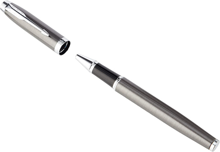 Parker IM Tintenroller , Dark Espresso , feine Spitze , Schwarz , Geschenkbox Tintenroller Dark Espr