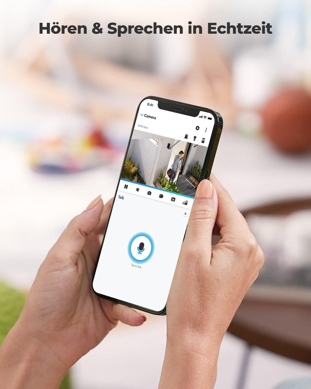 Reolink 4K PTZ PoE Überwachungskamera Aussen, 3X Optischem Zoom, Kamera Outdoor mit Personen-/Fahrze