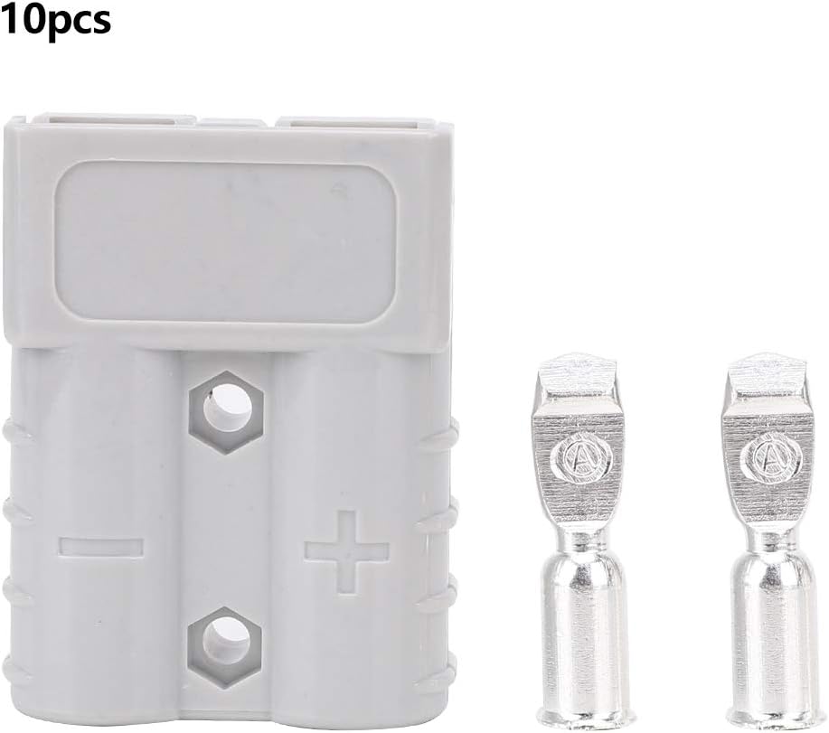 Anderson-Anschluss, Batterieanschluss, 10 Stück Anderson-Batterieanschluss 50A 600V 16mm² 6AWG Kabel