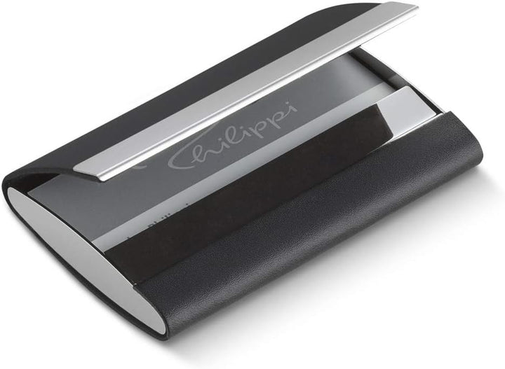 Philippi Giorgio Visitenkartenhülle, 10 cm, Schwarz