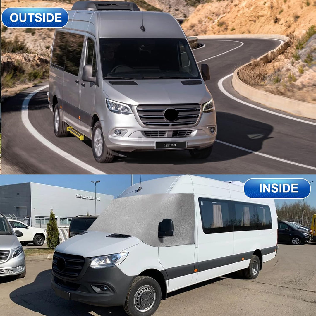 Mercedes Sprinter 2019-2023 Sonnenschutz Frontscheibe, Windschutzscheibenabdeckung, Passend für Merc