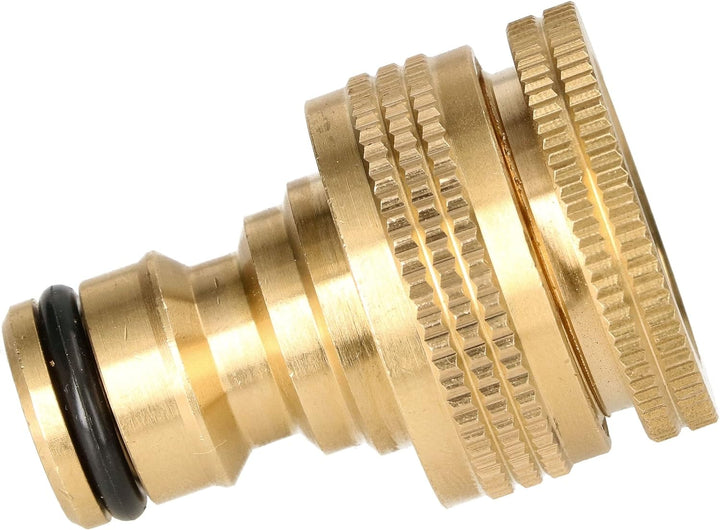 KOTARBAU® Schnellkupplungssatz aus Messing 3/4“ für Gartenschlauch mit Wasserhahnanschluss