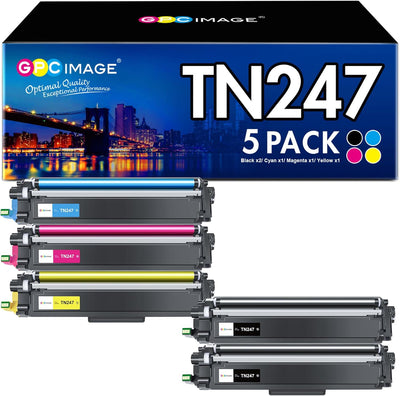 GPC IMAGE TN-243CMYK TN247 Kompatibel Toner für Brother MFC L3750DCW für Brother Drucker MFC-L3750CD