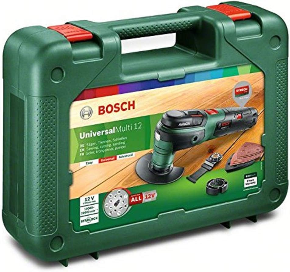 Bosch Akku Multifunktionswerkzeug UniversalMulti 12 (1 Akku, 12 Volt System, im Koffer) Set | 1