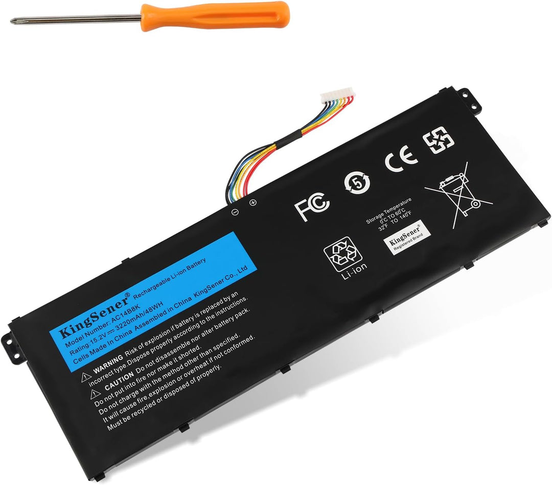 KingSener AC14B8K Laptop Akku für Acer Aspire ES1-131 ES1-311 ES1-331 ES1-511 ES1-512 E5-771 R3-131T