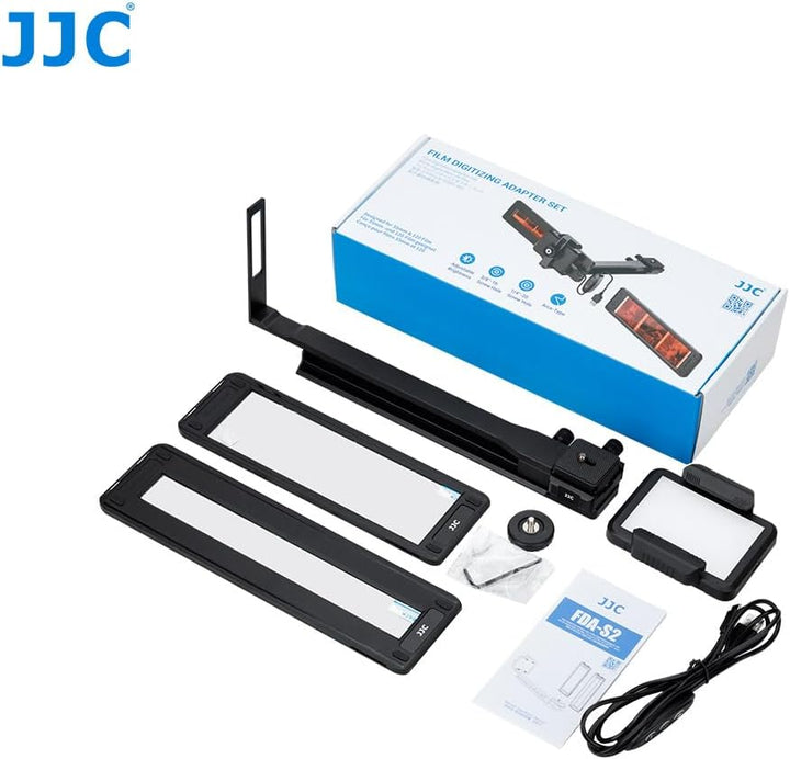 JJC 35 mm und 120 Film-Digitizer-Adapter, Film-Negativ-Scanner mit LED-Hintergrundbeleuchtung, 135 (
