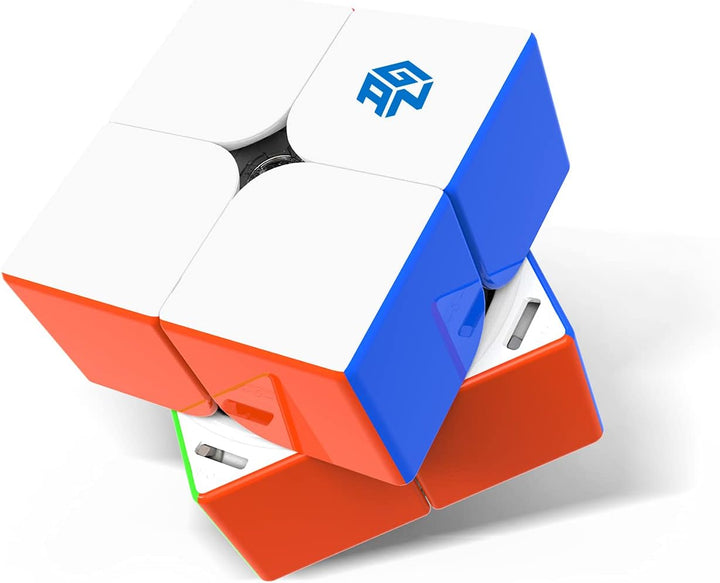 GAN 251 M Pro, 2x2 Magnetischer Speedcube stickerlos 251 Mini Cube 63 Magnete Puzzle Spielzeug für A