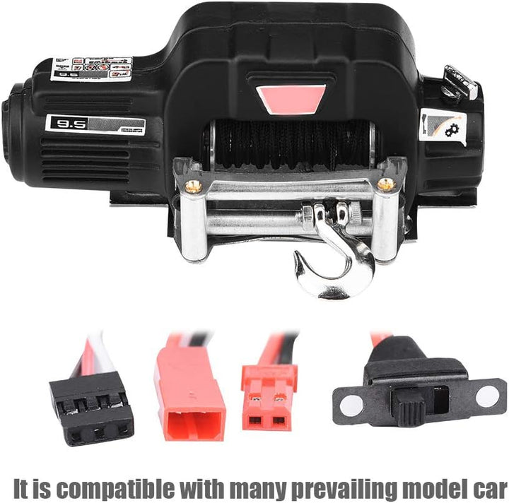 Tbest RC Auto Winde, 1/10 Automatische Crawler Winch Wired Winch Control System Set Simulierte Winsc