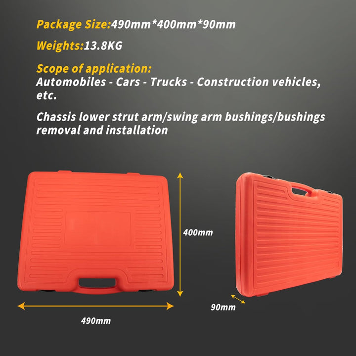 28tlg Silentlager Abzieher Werkzeug Satz Universeller Montage u.Demontage von Lagern am KFZ Gummibuc