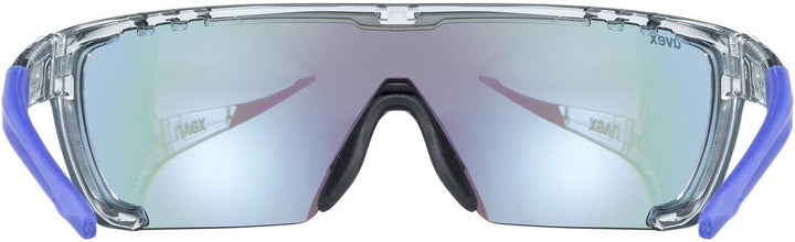 Uvex Unisex Sportstyle 707 Sportbrille (1er Pack) Einheitsgrösse clear/mirror blue, Einheitsgrösse c