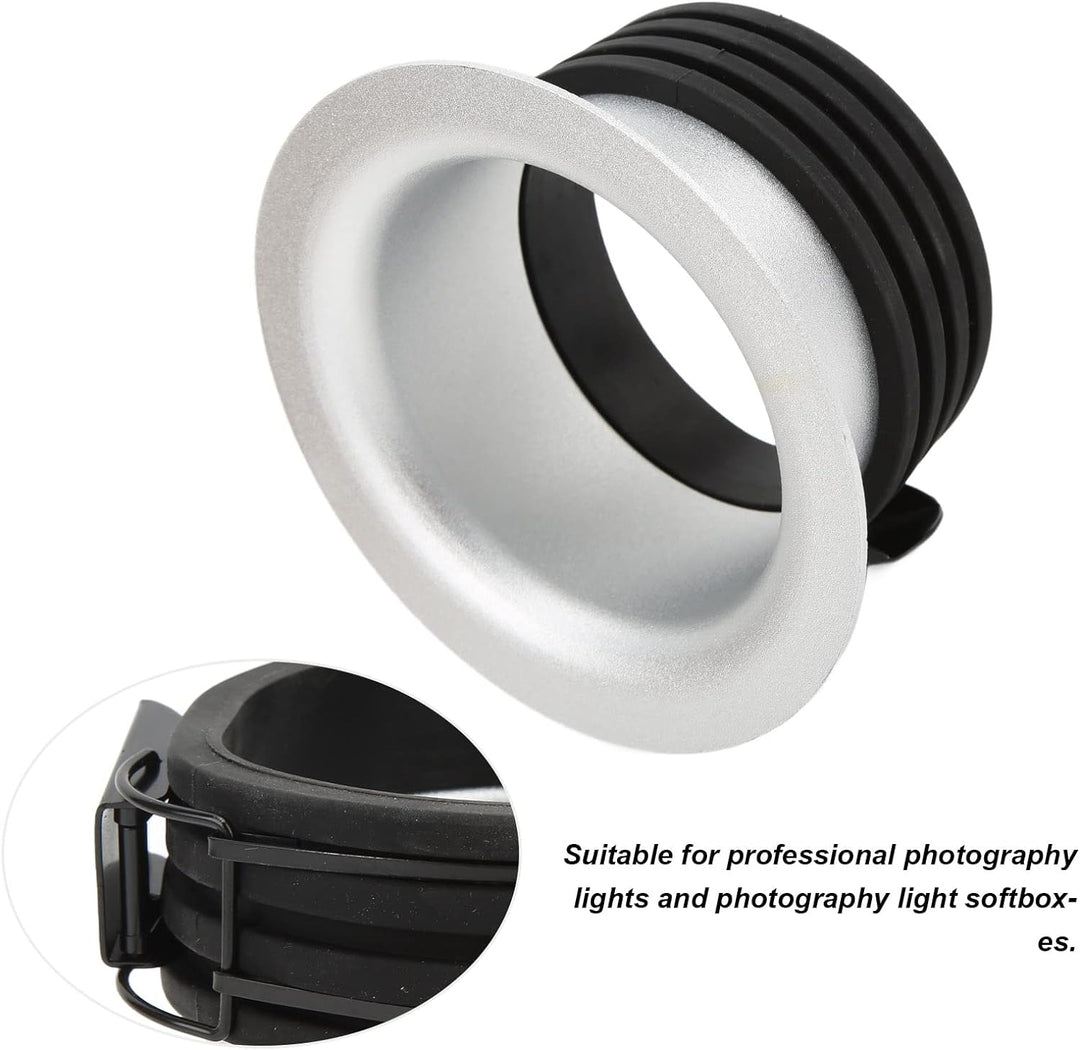 Goshyda 152cm Fotostudio Speedring Adapter Converter, für Profoto Mount Softbox Adapterring, für Pro