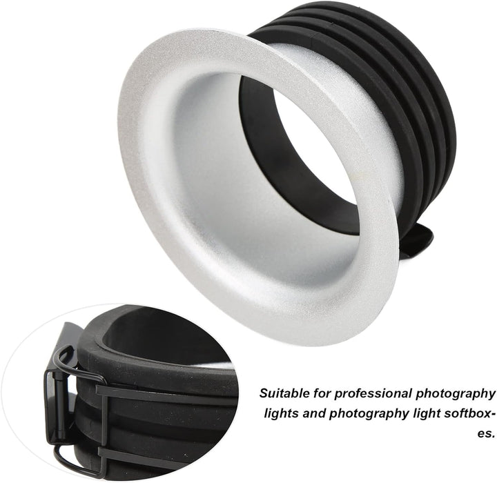 Goshyda 152cm Fotostudio Speedring Adapter Converter, für Profoto Mount Softbox Adapterring, für Pro