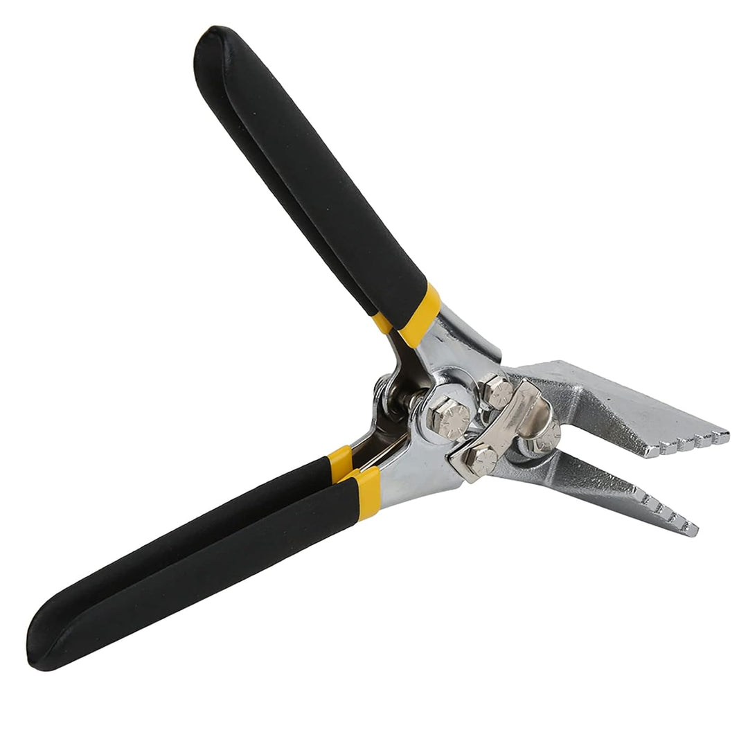 Blechbiegezange, 6-Zoll Falzzange Multifunktionales Gerades Metall Biegezangenwerkzeug, Rutschfeste