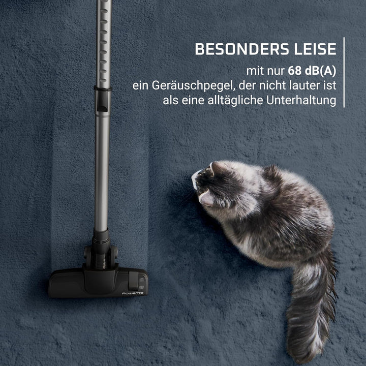 Rowenta RO7C30 Green Force Cyclonic Effitech | Bodenstaubsauger ohne Beutel | Schwarz/Terracotta | 5