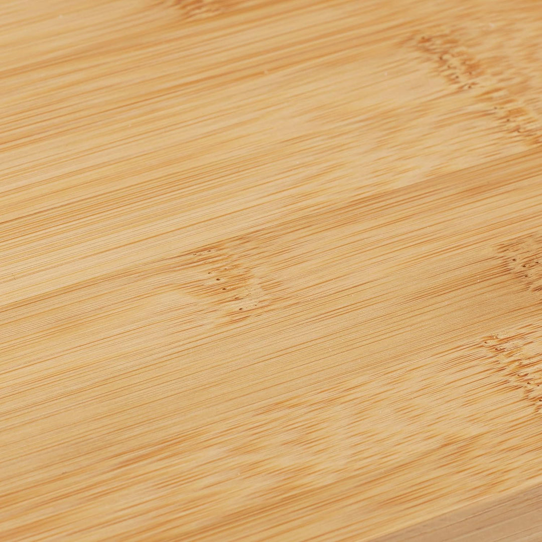 Relaxdays Küchenregal für Arbeitsplatte, Küchenrollenhalter & Besteckkorb, Gewürzregal, Bambus & Ede