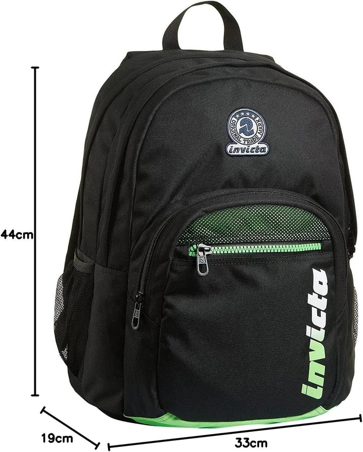 FORMAT INVICTA KUPANG Rucksack für Schule, Sport und Freizeit, Geräumige Schultasche für Teenager, M