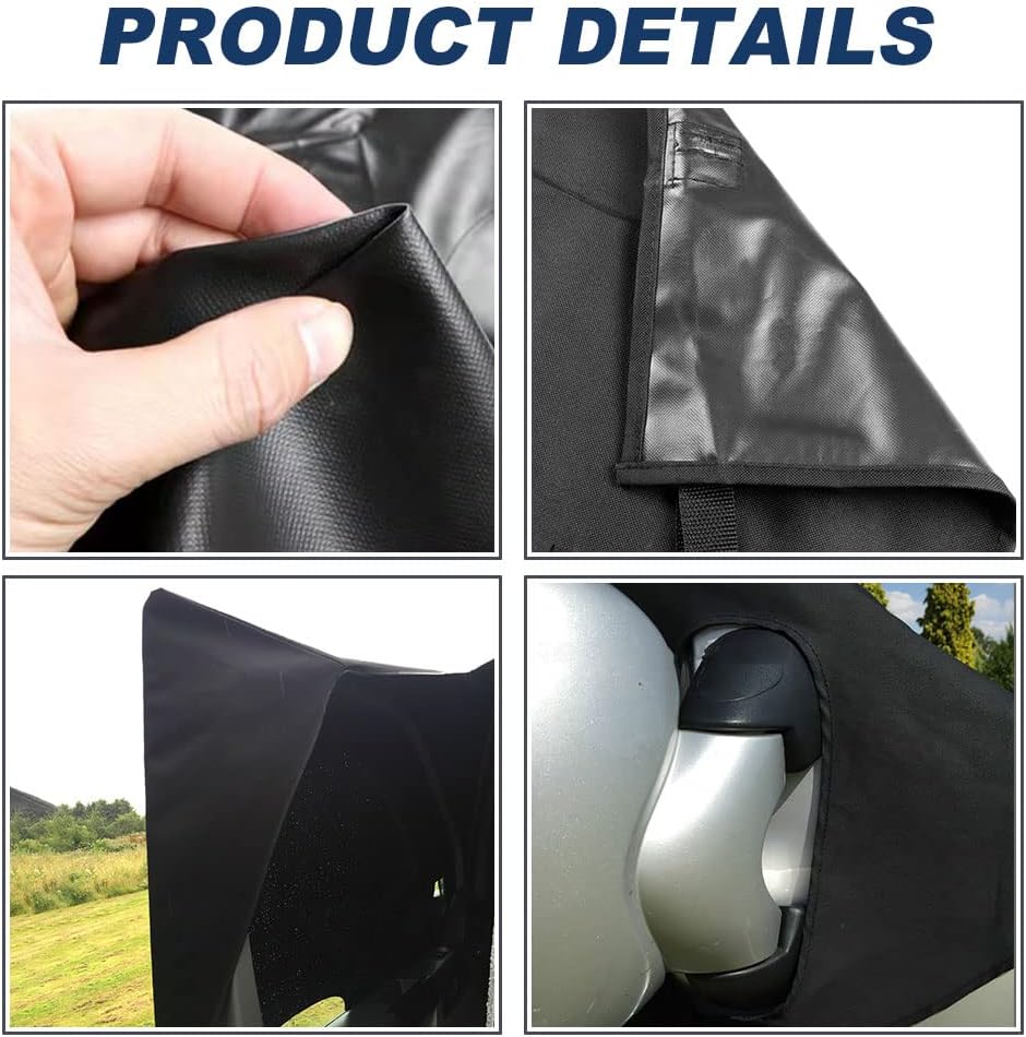 Opaltool Auto Windschutzscheiben Abdeckung, Faltbar 600D Wasserdicht Wetterfest Frontscheibe Wrap Co