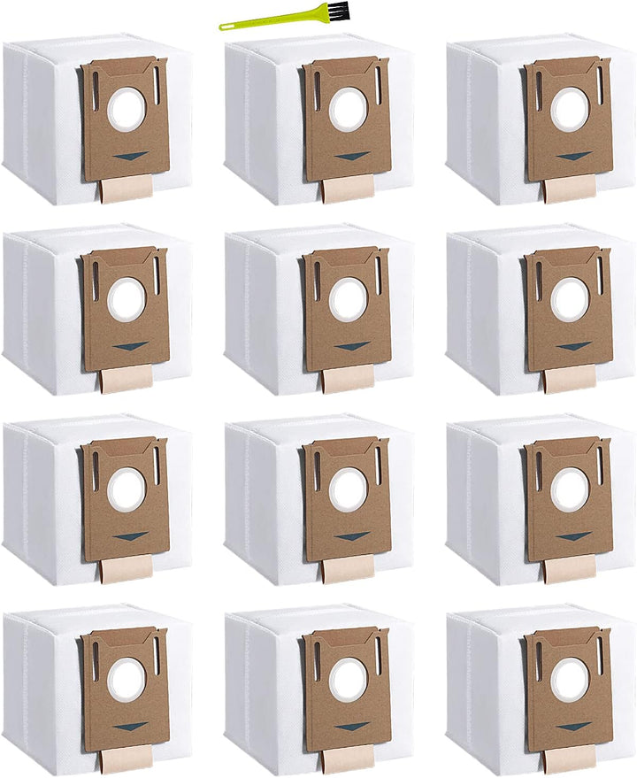 12 Stück Staubsaugerbeutel für ECOVACS DEEBOT N8/N8 Pro/N8 Pro Plus/N8 PRO Care, OZMO T8/T8 Pure/OZM