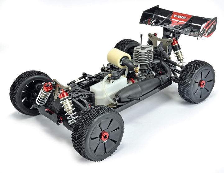 Carson 500204031 Buggy Virus 4.0 1:8 V21 – RC Verbrenner, 1.9 PS, 4WD, bis zu 65 km/h schnell, Offro