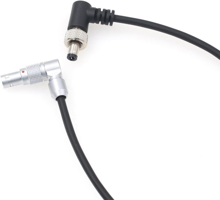 HangTon gedreht rechtwinklig 0B 2 Pin zum verriegelnden DC Barrel Stromkabel für Z Cam E2-F6 S6 F8 K