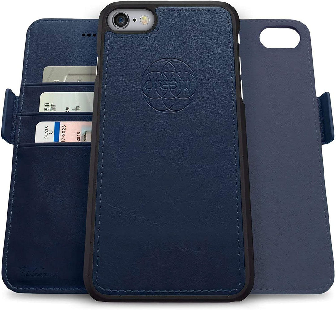 Dreem Fibonacci 2in1 Handyhülle Flipcase für iPhone 6/6s Plus | Magnetisches iPhone Case | TPU Etui