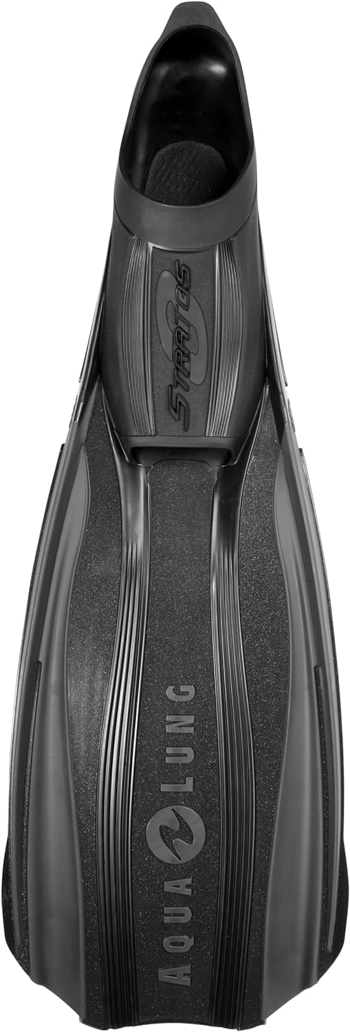 Aqua Lung Stratos 3 Full Foot Fins Schwarz 44/45, Schwarz 44/45