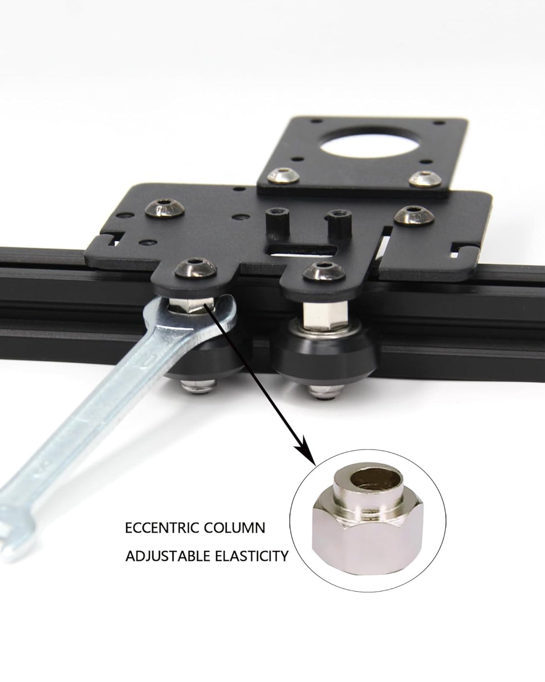 Zeberoxyz Direct Drive Einzelextruder mit Riemenscheiben Upgrade-Stützplatte mit Schrittmotor-Kit Ea