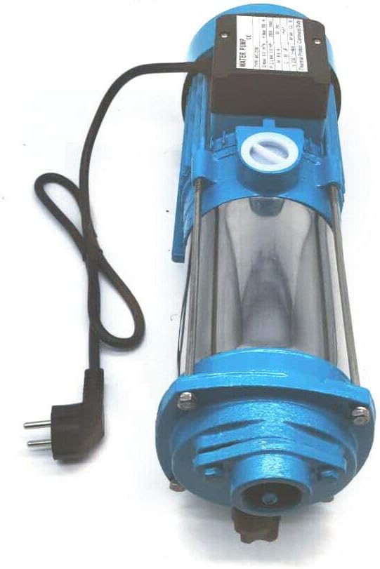 Gartenpumpe Kreiselpumpe 2200W 5-stufige Zentrifugalpumpe 4000L/ h; Max. Förderhöhe: 100 m; Max. Dru