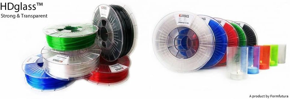 Formfutura 175HDGLA-BLBLCK-0750 3D Printer Filament, PETG, Blinded Schwarz