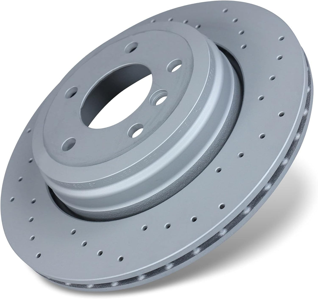 ZIMMERMANN Bremsenset Hinterachse inkl. Bremsscheiben Gelocht Ø 320 mm Belüftet + Bremsbeläge hinten