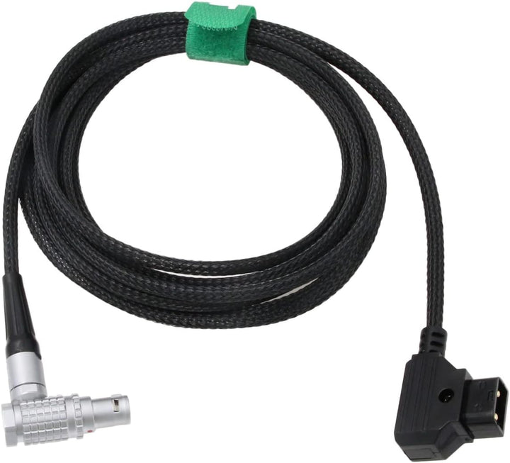 D-Tap-Netzkabel für Red Epic Dragon DSMC2 Kamera, rechtwinklig, 6-polig, geflochten, 1,9 m