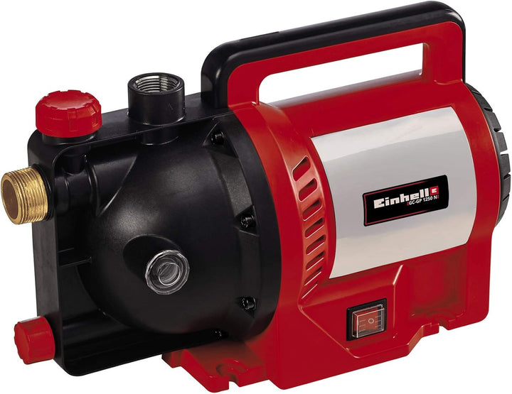 Einhell Gartenpumpe GC-GP 1250 N/1 (1.200 W, max. 5000 L/h, max. Förderhöhe 50 m, Wassereinfüllöffnu