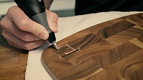 Dremel 290 Multifunktions Gravurgerät, 35 Watt, Gravierer Set mit 3 Zubehören und 4 Aufsätzen zum Ga