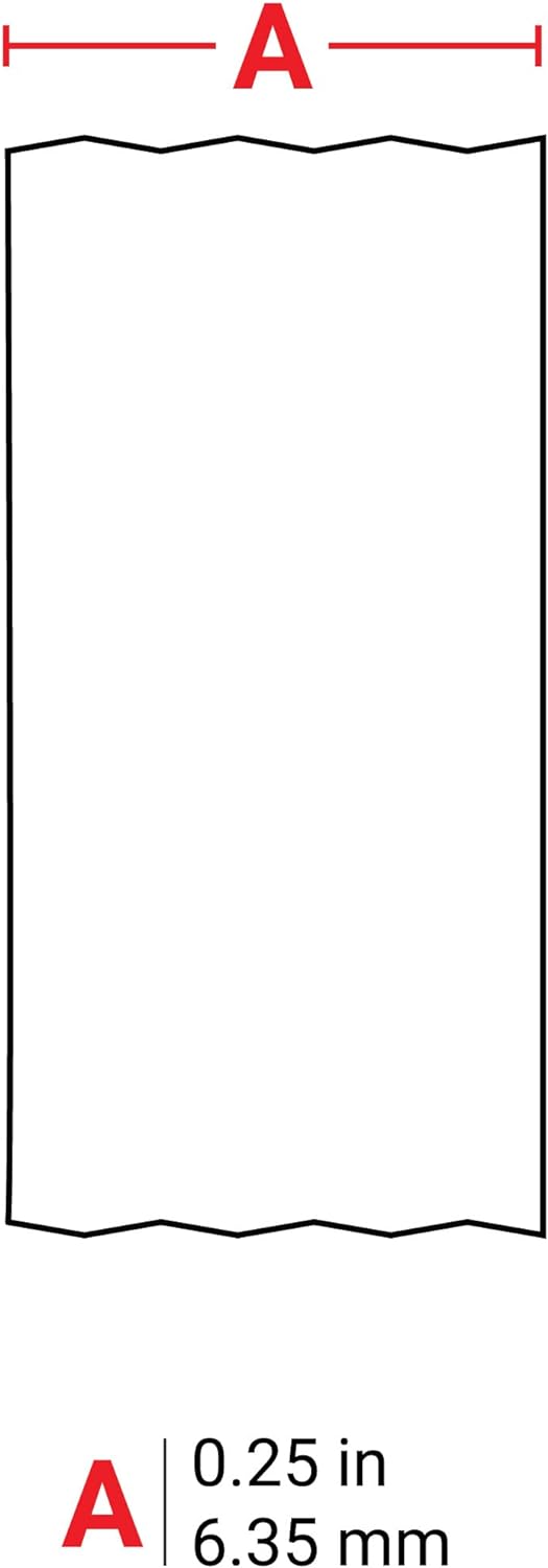 Brady (M21-250-430) Polyesterband für BMP21-PLUS; BMP21-LAB 6.35 mm x 6.40 m Schwarz auf transparent