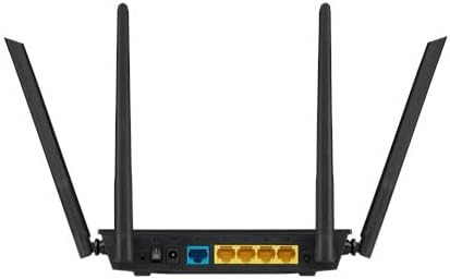 ASUS RT-AC1200 V2 Router (WiFi 5 AC1200 MIMO, 4x Fast Ethernet LAN, App Steuerung, DFS, IPv6) RT-AC1