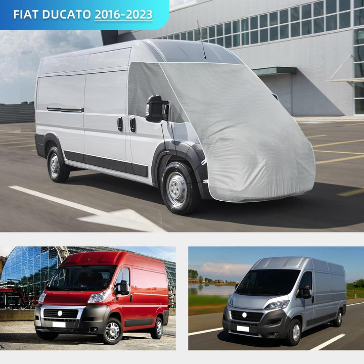 Sonnenschutz FIAT Ducato Wohnmobil |Typ 250 |Ab 2006| Wohnmobil Thermomatte 600D Oxford-Tuch, Anti-K