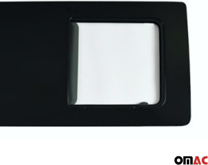 Seitenfenster Schiebefenster kompatibel mit Ford Transit Custom 2013-2023 L1 L2 Auto Rechts Schwarz,